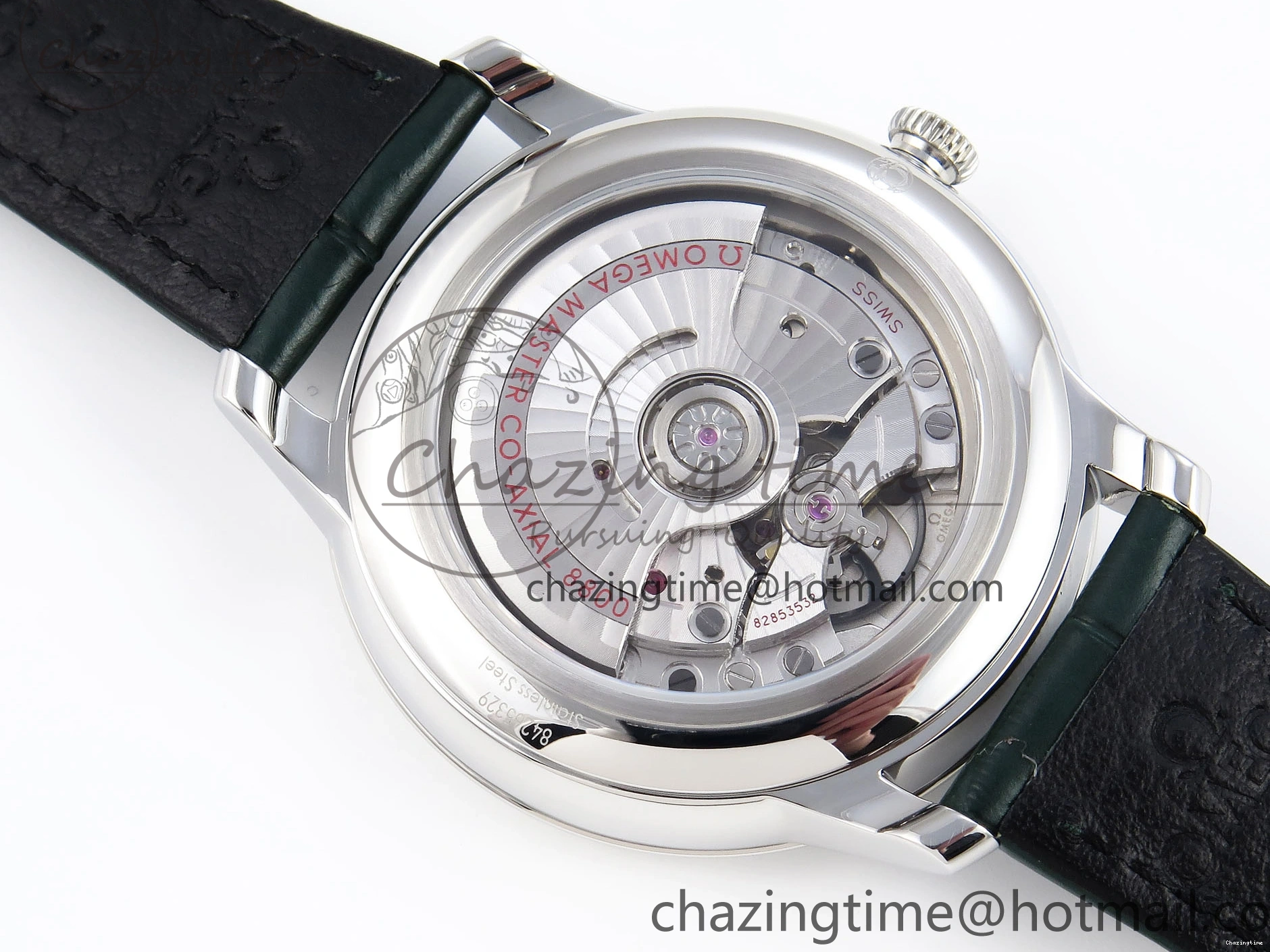 0215 Tailored De Ville Date SS MKF 1:1 Best Edition Dark Gray Dial Roman Marker on Black Leather Strap A 7740